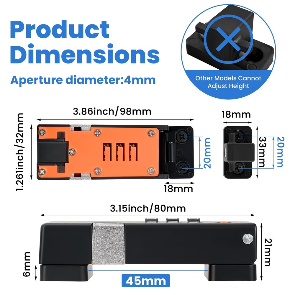 Premium Keyless Cabinet Lock with Combination Code - 3-Digit Password Hasp La...