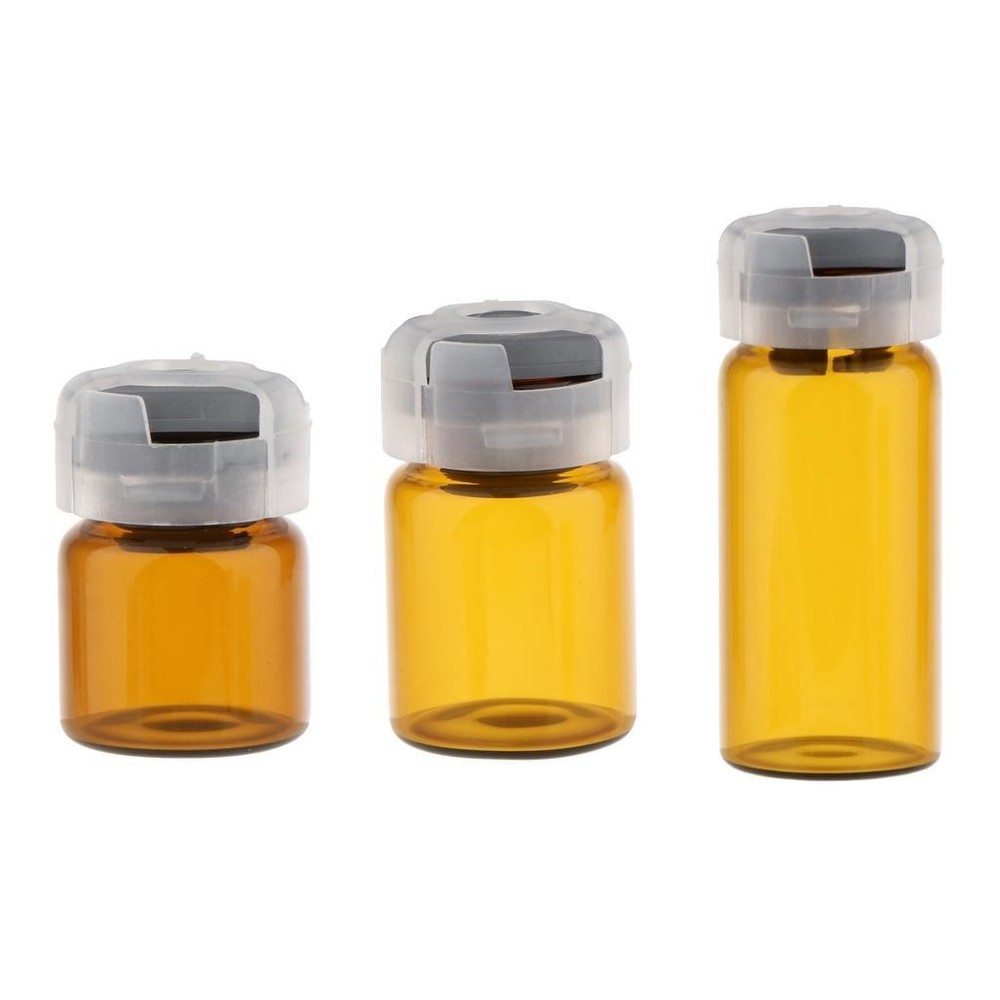 20x Empty Sterile Glass   Vials Liquid Containers