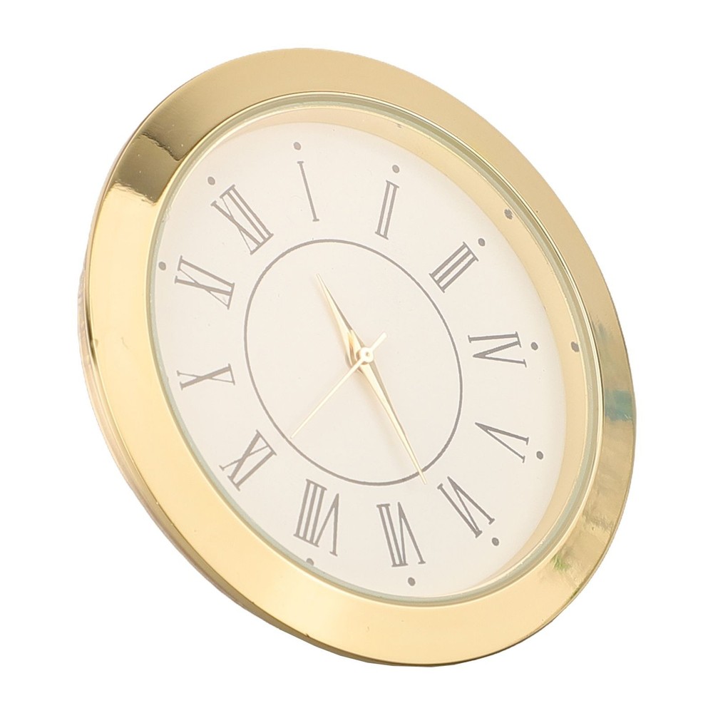 55mm Round Quartz Clock Insert for MINI Clock Movement Elegant Gold/Silver