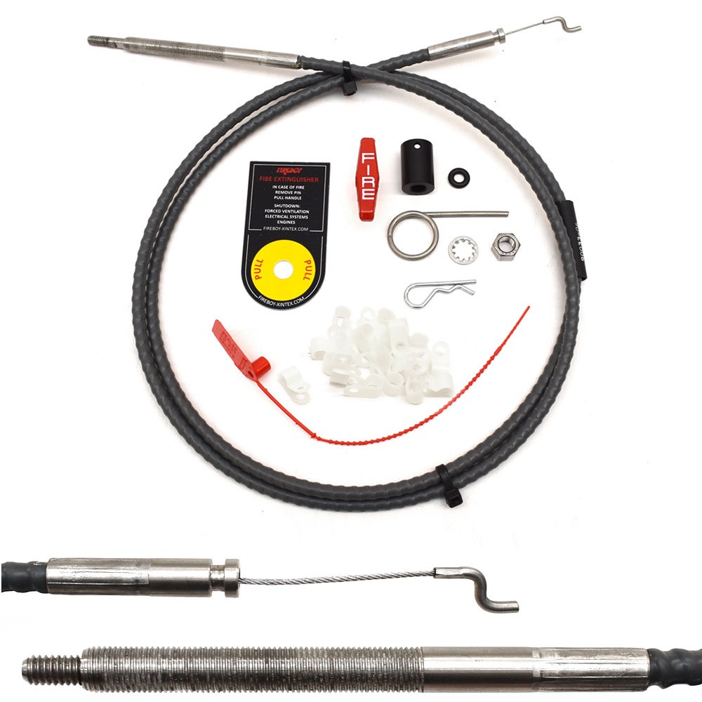 Fireboy Boat Manual Discharge Cable Kit E-4209-06 | 6 Ft