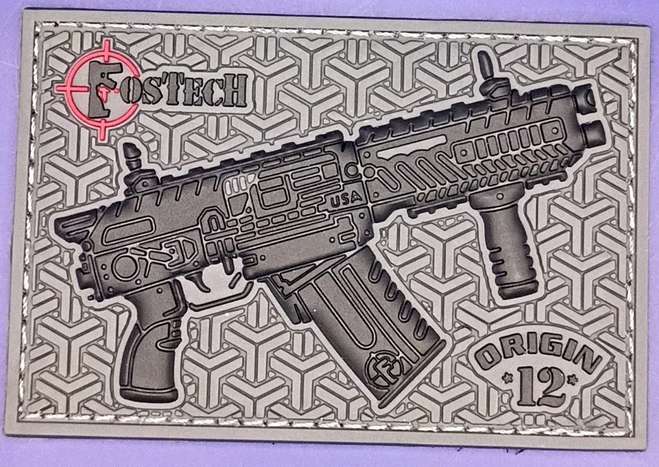 FOSTECH Origin 12 Shotgun PVC Patch SHOT SHOW Exclusive Hook & Loop Tactical