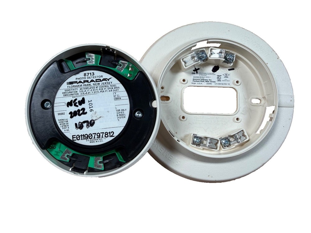 Faraday 8713 Fire Alarm Smoke Detector - DPU Tested - Free Programming!