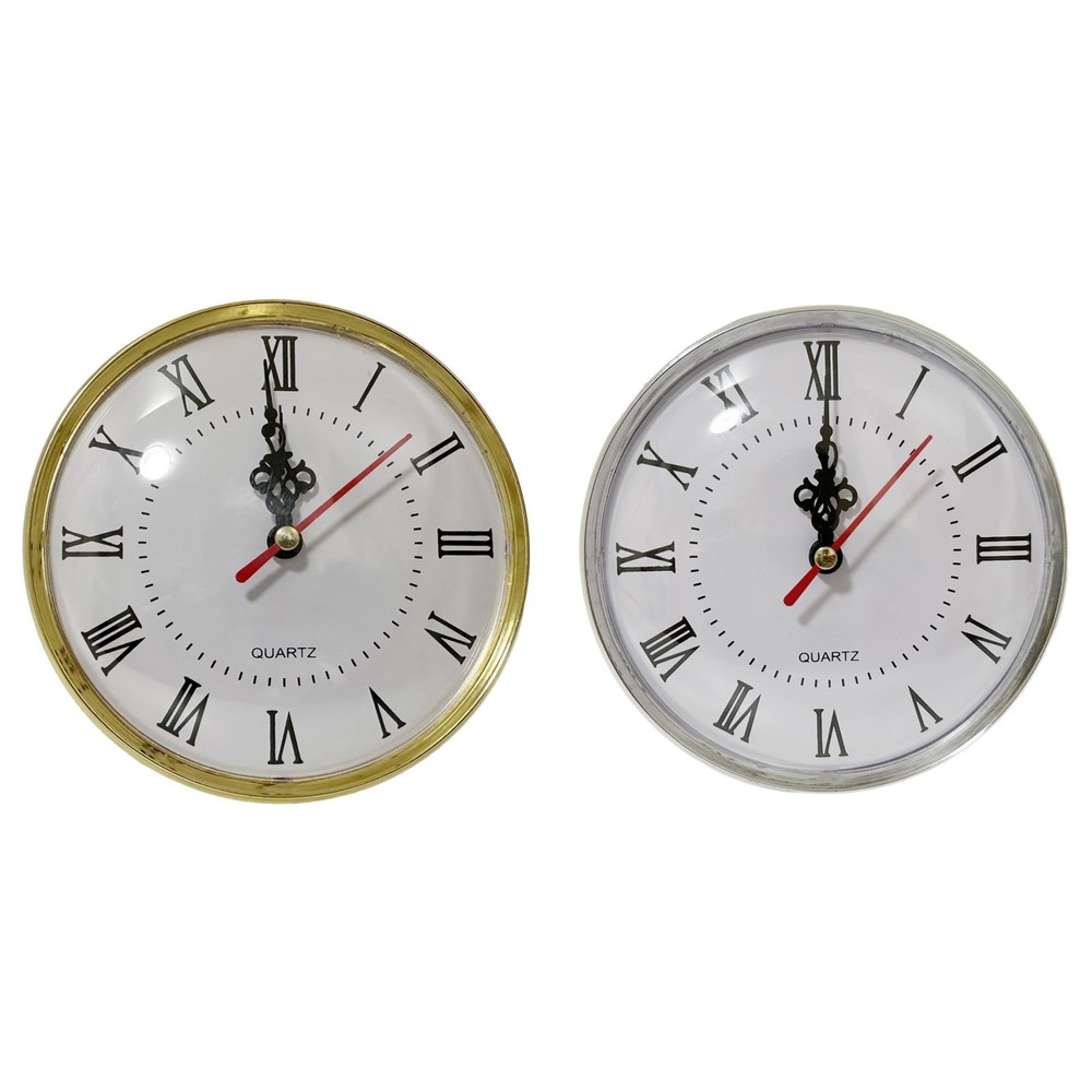 Modern Gold/Silver Clock Insert Clear Arabic Numerals and Accurate Timekeeping