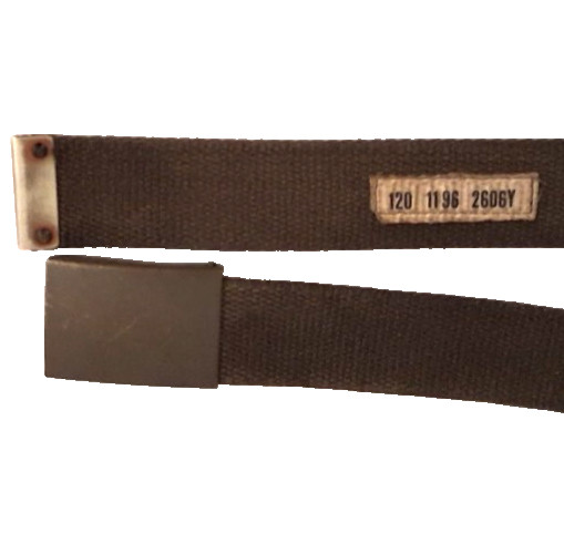 Vintage Bundeswehr Military German Web Trouser Belt Canvas Combat, approx. 37"