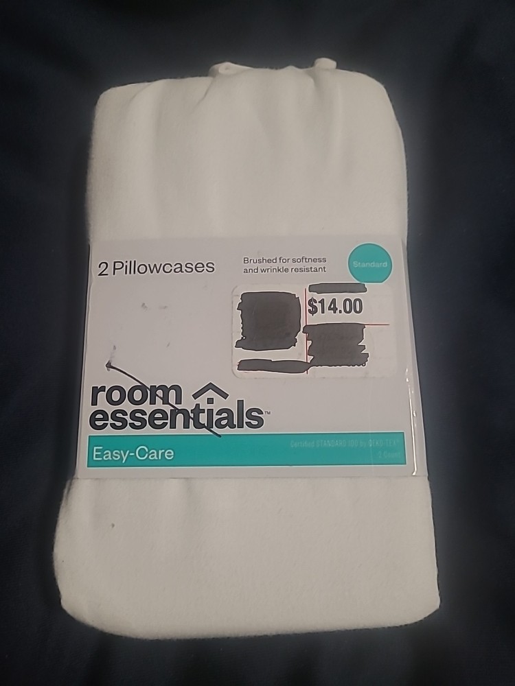 Room Essentials Microfiber Pillowcase Set - White