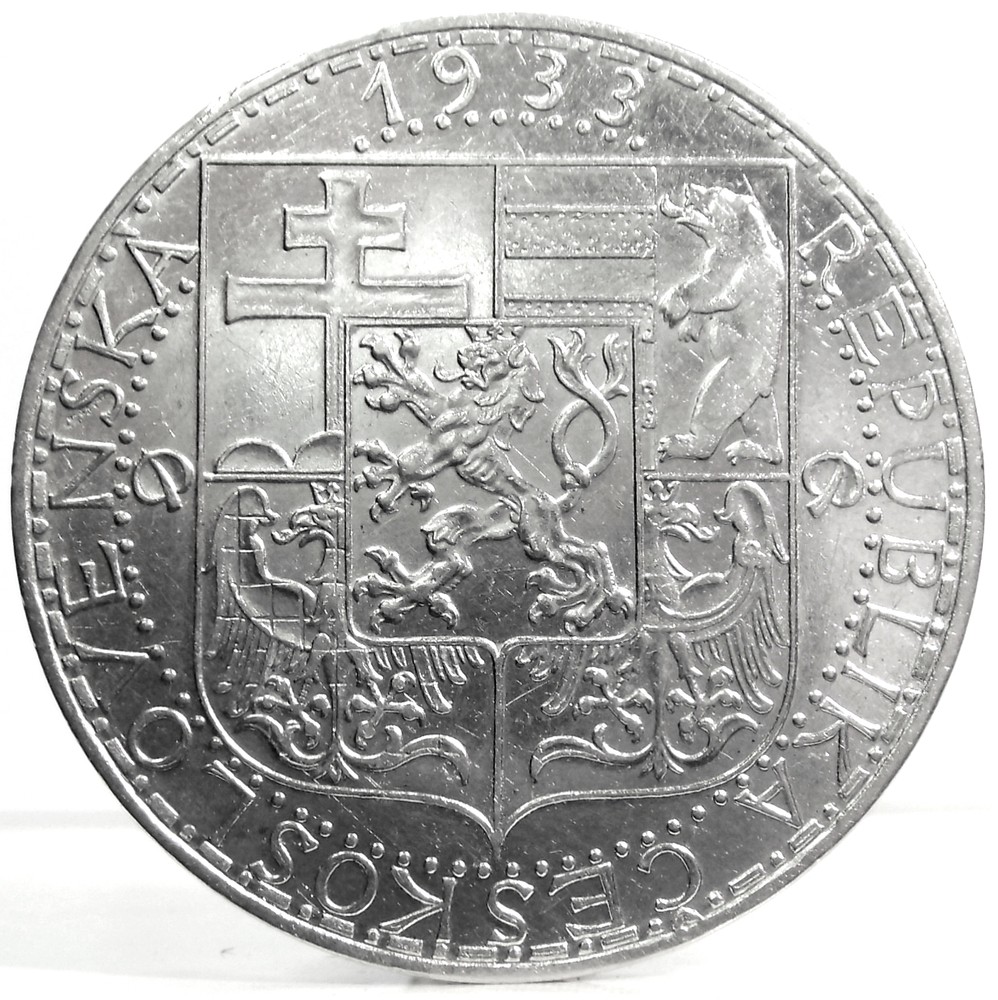 CZECHOSLOVAKIA (Republic) 20 KORUN 1933