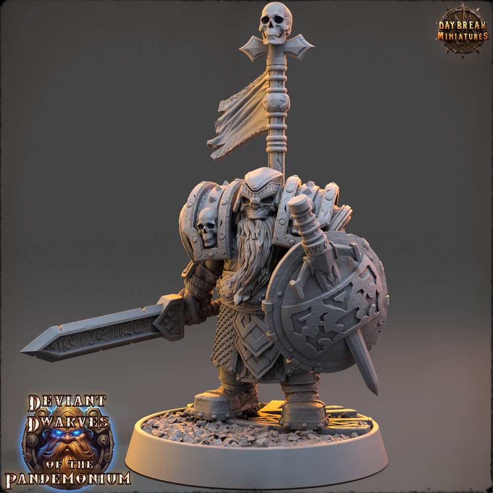 Dwarf Fighter Szigalf | DayBreak Miniatures |
