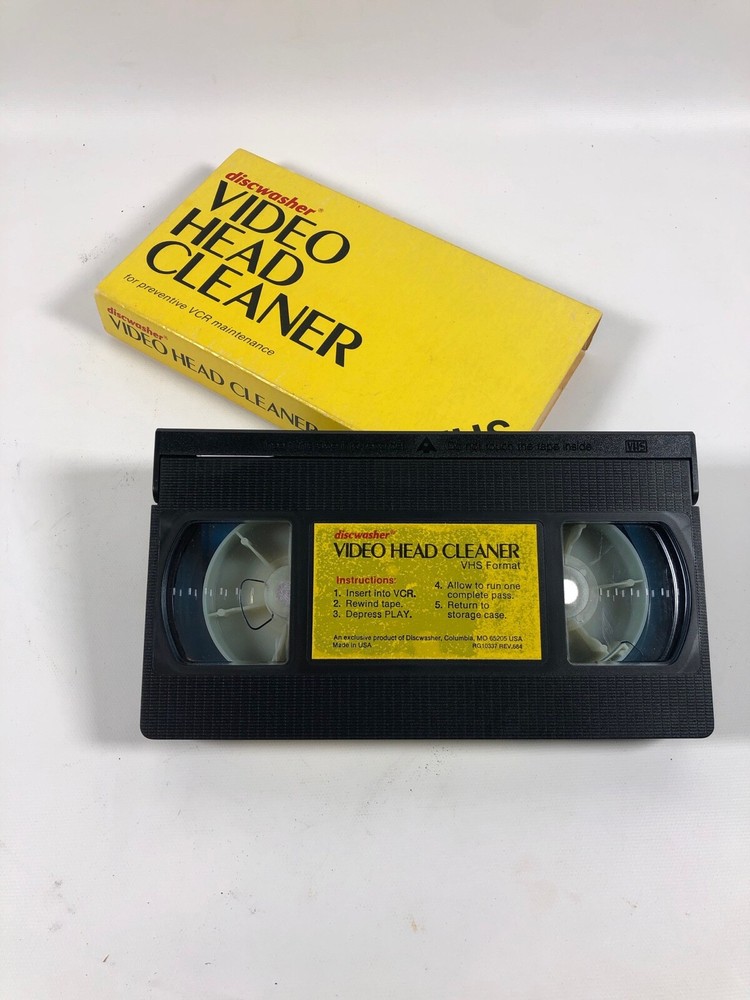 Discwasher Video Head Cleaner for VCR maintenance