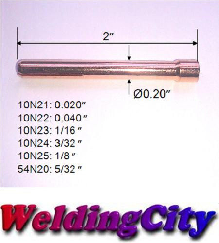 WeldingCity® 10-pk TIG Welding Collet 10N24 3/32" for Torch 17/18/26 | US Seller