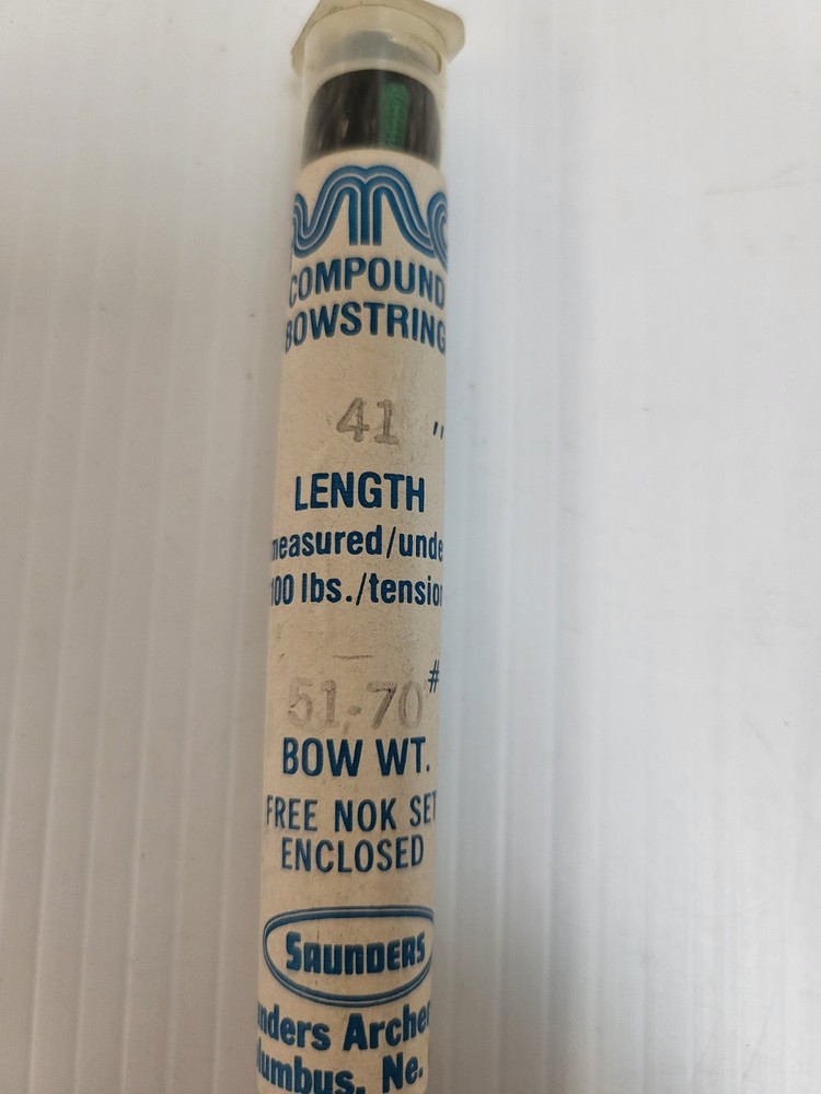 Saunders Compound Bow String 41 Inch 51-70 Pound