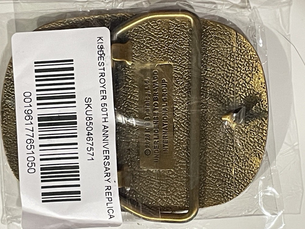 KISS DESTROYER BELT BUCKLE OFFICIAL LICENSED 2026 SOLD OUT ACE PETER GENE PAUL