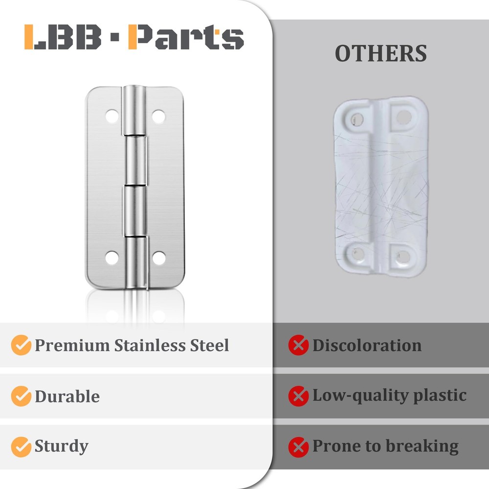 Cooler Hinges for Igloo Ice Chests, Replacement with Screws, Fits...