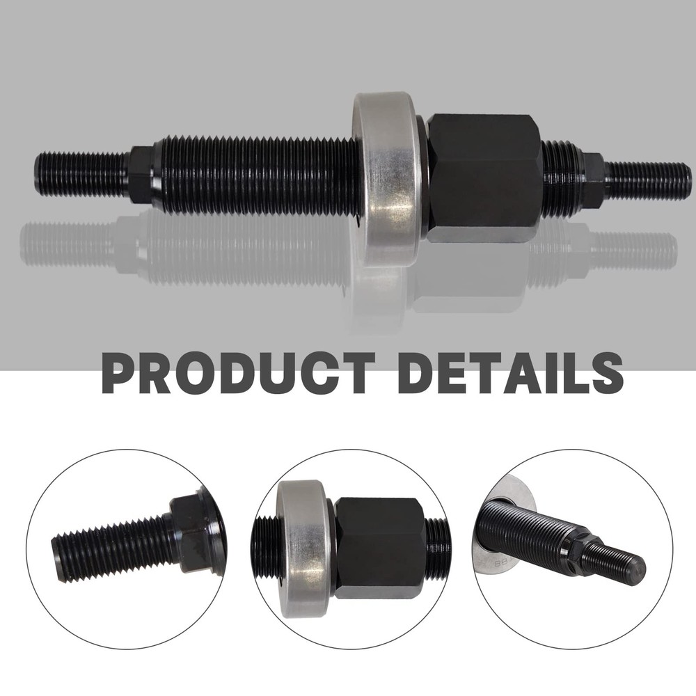 Harmonic Balancer Installation Tool 66515, Compatible with Chevy SBC BBC, Black