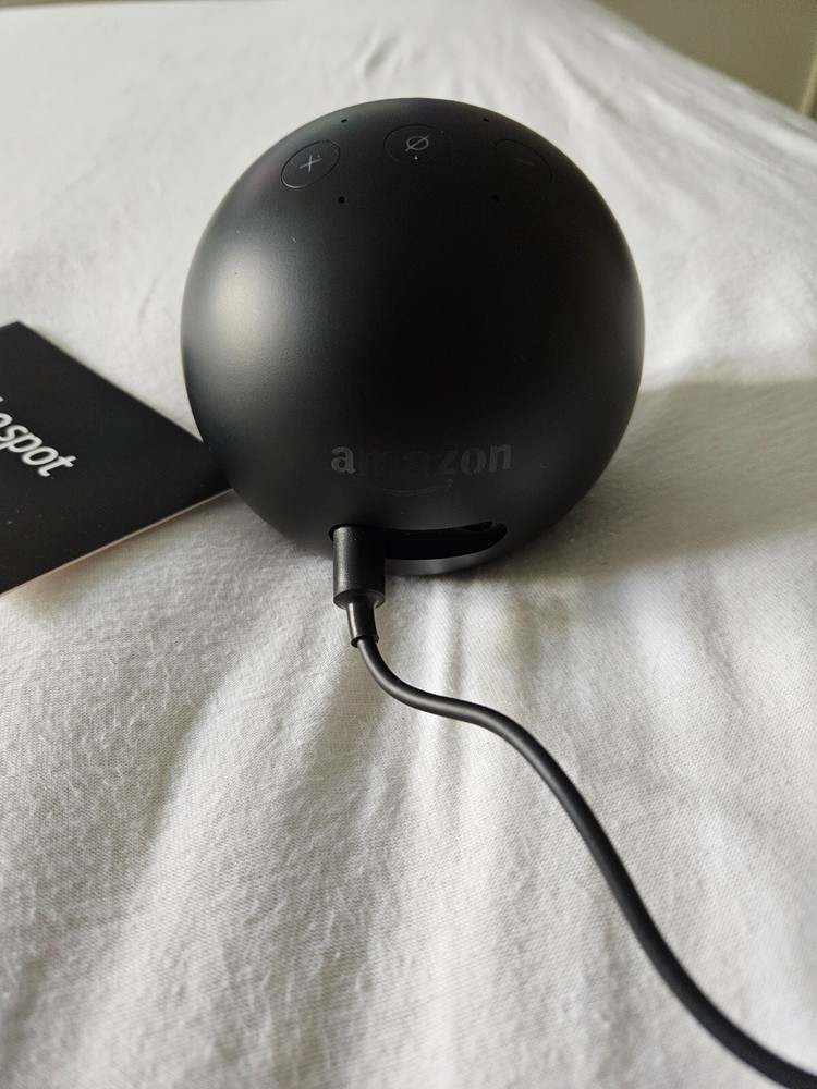 Echo Spot - Smart Alarm Clock with Alexa Black