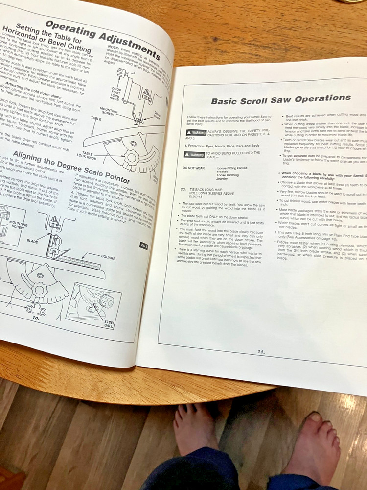 DREMEL MOD. 1680 VARIABLE SPEED 16" SCROLL SAW OWNERS MANUAL ONLY