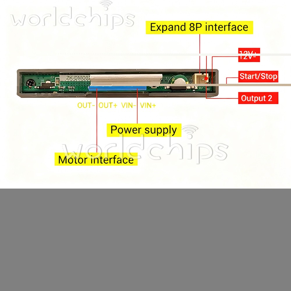 12-30V DMC02 DC Motor Controller Forward/Reverse Delay Cycle Speed Regulation
