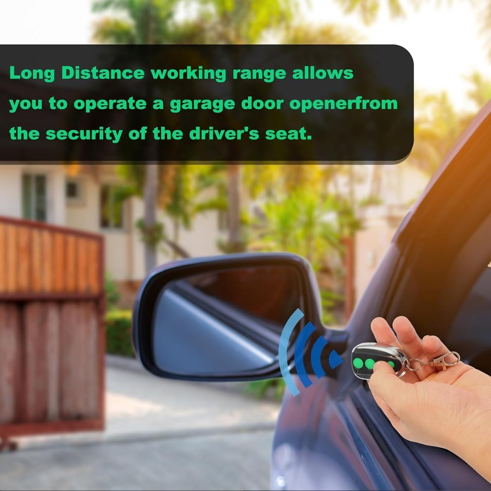 TOPENS M12 Remote Control 4-Button Transmitter for Automatic Swing Sliding Gate