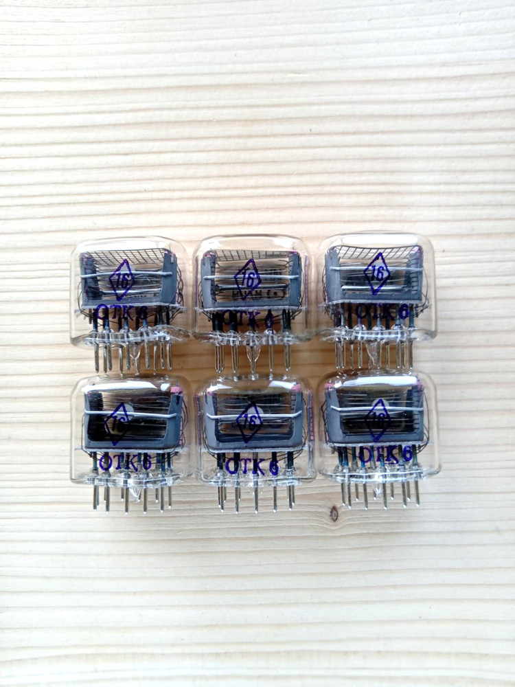 6 X IN-12A IN12 Soviet Nixie Tubes. 100% Tested.