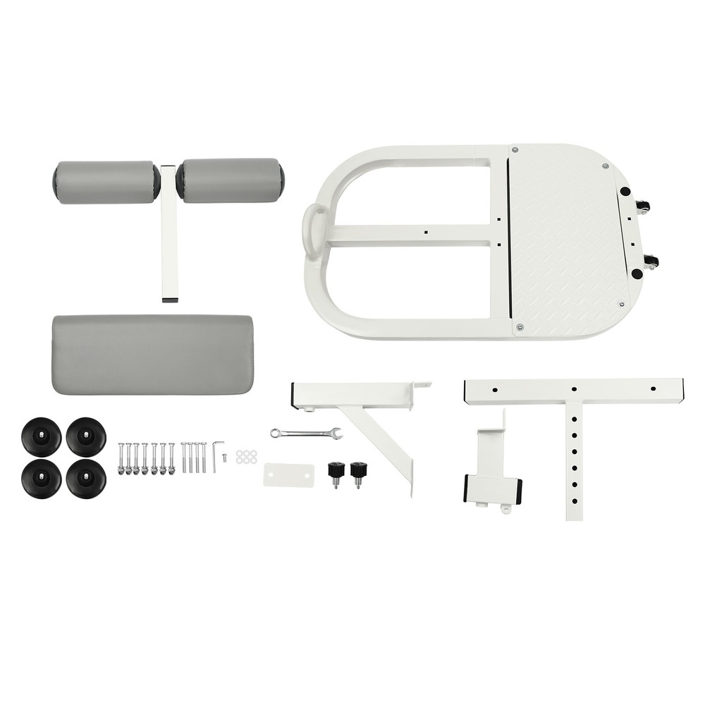 Multi-Function Deep Squat Bench, Home Gym Workout Station Leg Exercise Machine