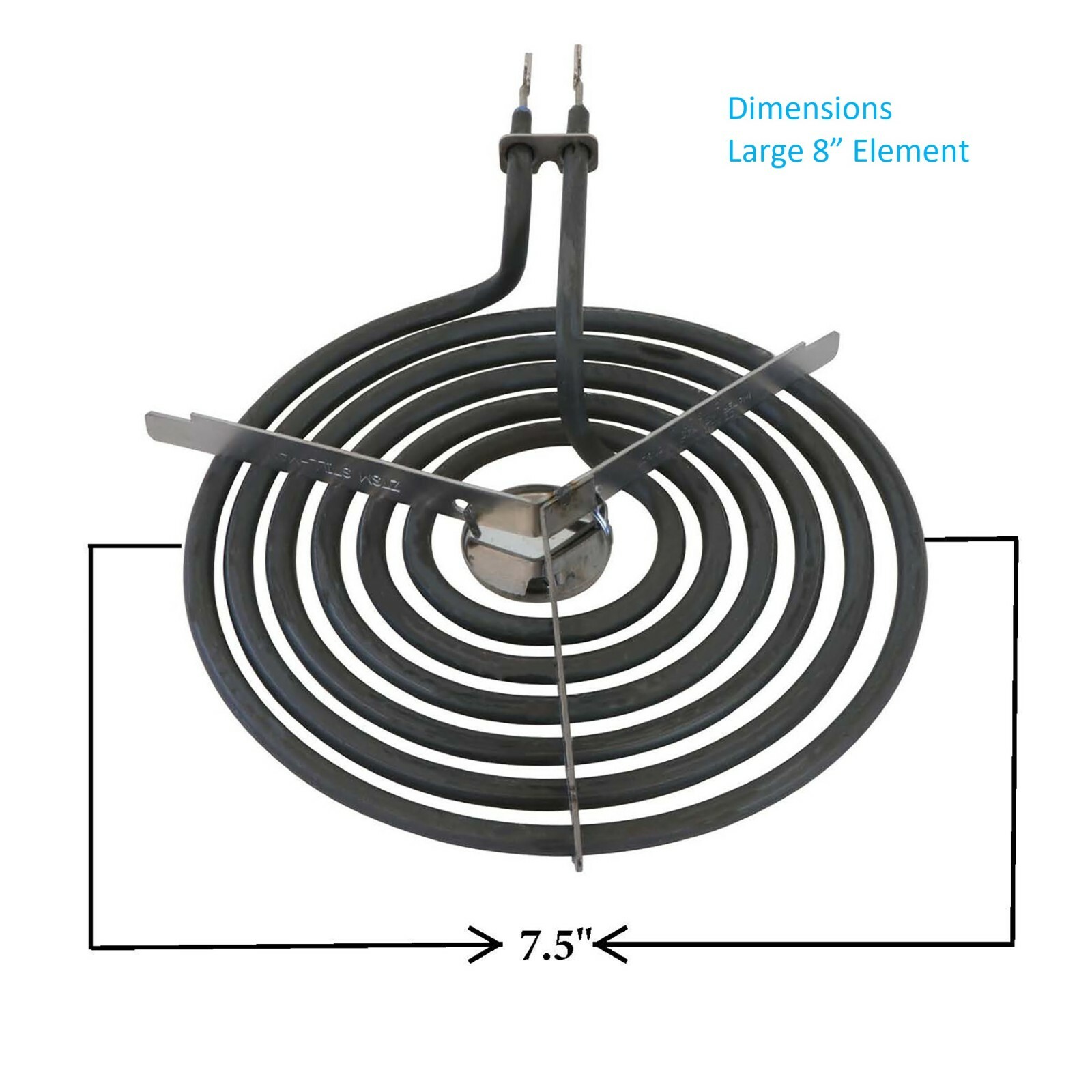 GE Electric Range Burner Element Kit 4 Pack (2, 6") WB30M1 (2, 8") WB30M2
