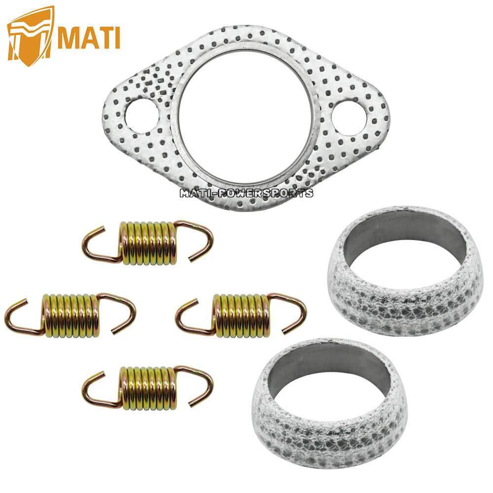 Exhaust Muffler Gasket Seal Spring Rebuild Kit for Polaris Ranger 400 425 500