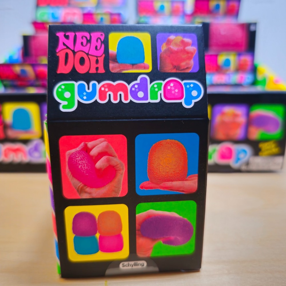 NeeDoh - GUMDROP - Super solid squish -mixed colors "Ships Same Day"