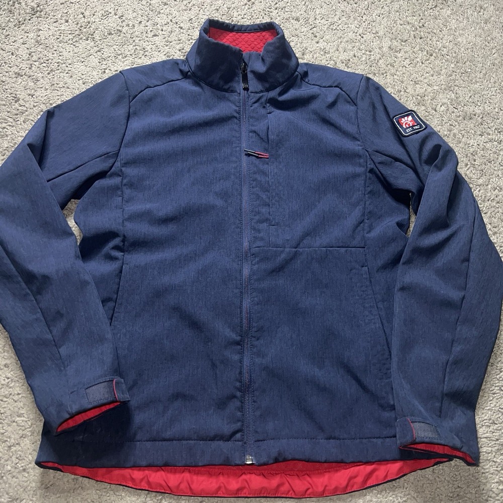 Chick Fil A Blue Team Style Oobe Employee Jacket Medium Uniform Softshell Lined