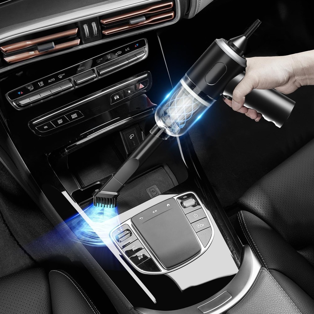 Cordless Compressed Air Duster with Interchangeable Nozzles for All Surfaces