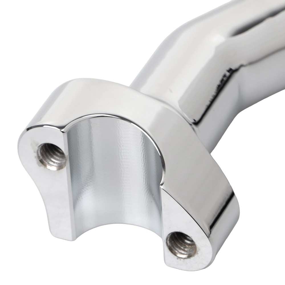Chrome CNC 8 1/2" Pullback Handlebar Risers For Harley Dyna Fat Street Bob FXDB