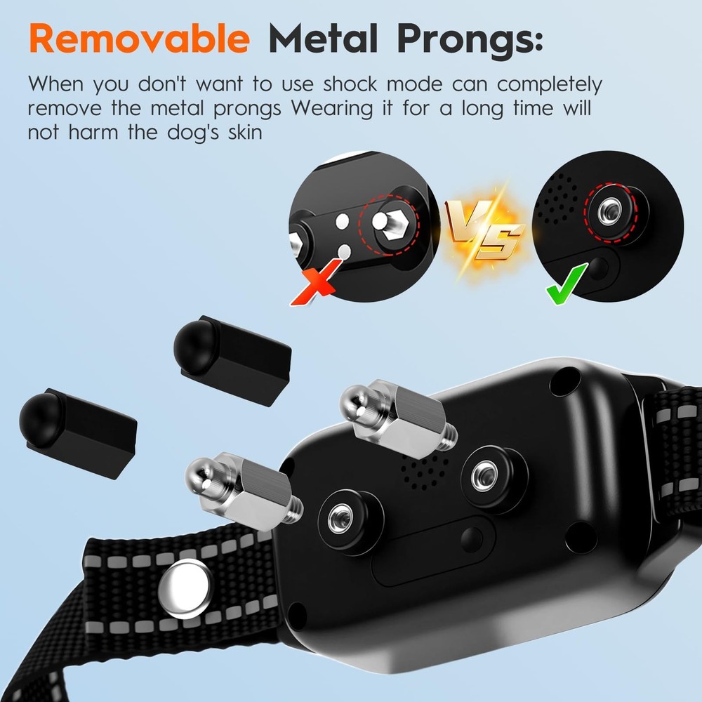 Shock Collar for Dogs 3 Dog Shock Collar with Remote Control with 4 Training ...