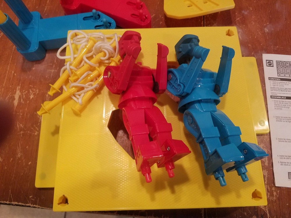Mattel Rock'em Sock'em Robots Game READ