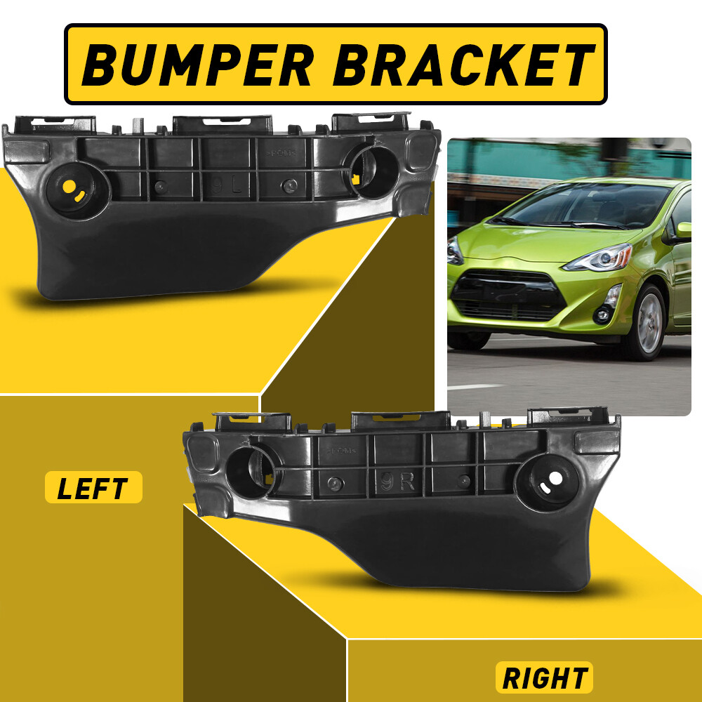 For 2012-2017 Toyota Prius C Front Bumper Support Bracket Side Retainer L&R Side