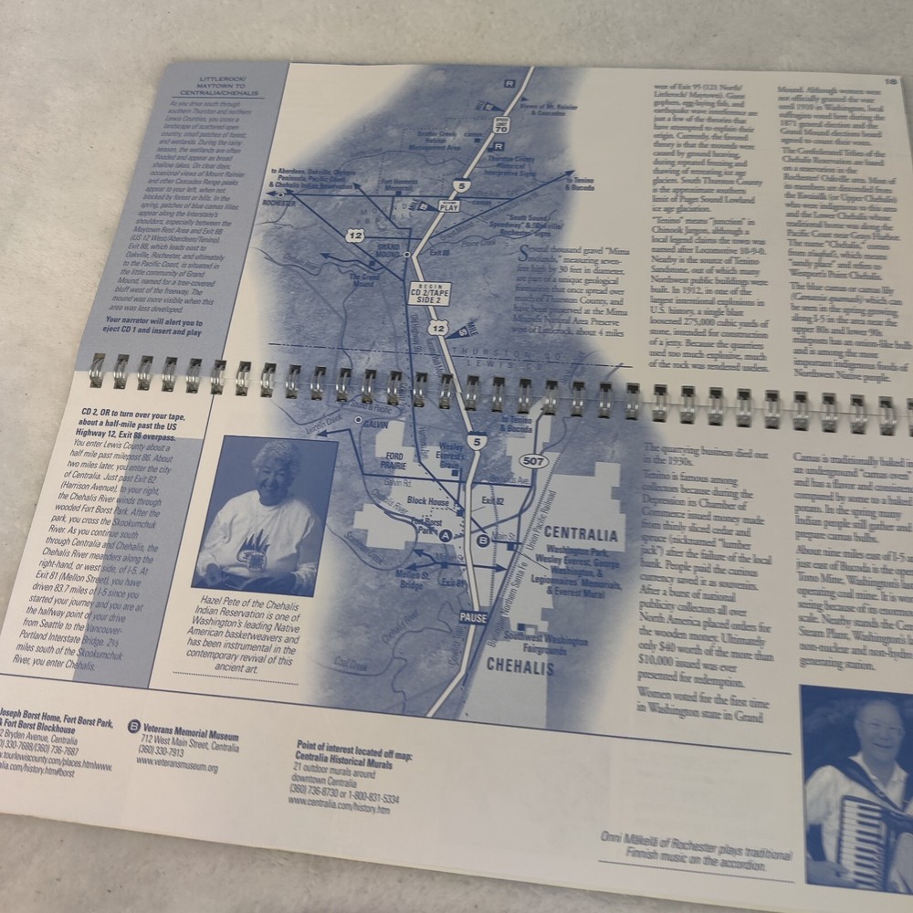 interstate 5 heritage corridor guided driving tour Cassette