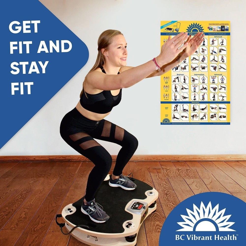 Complete Vibration Plate Exercise Guide – 54 Stretching & Massage Positions