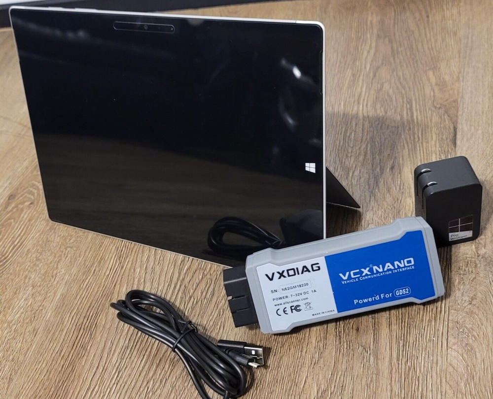 (NO TECH2WIN) VXDIAG VCX Nano GM USB + Surface Tablet w/GDS2 & Techline Software