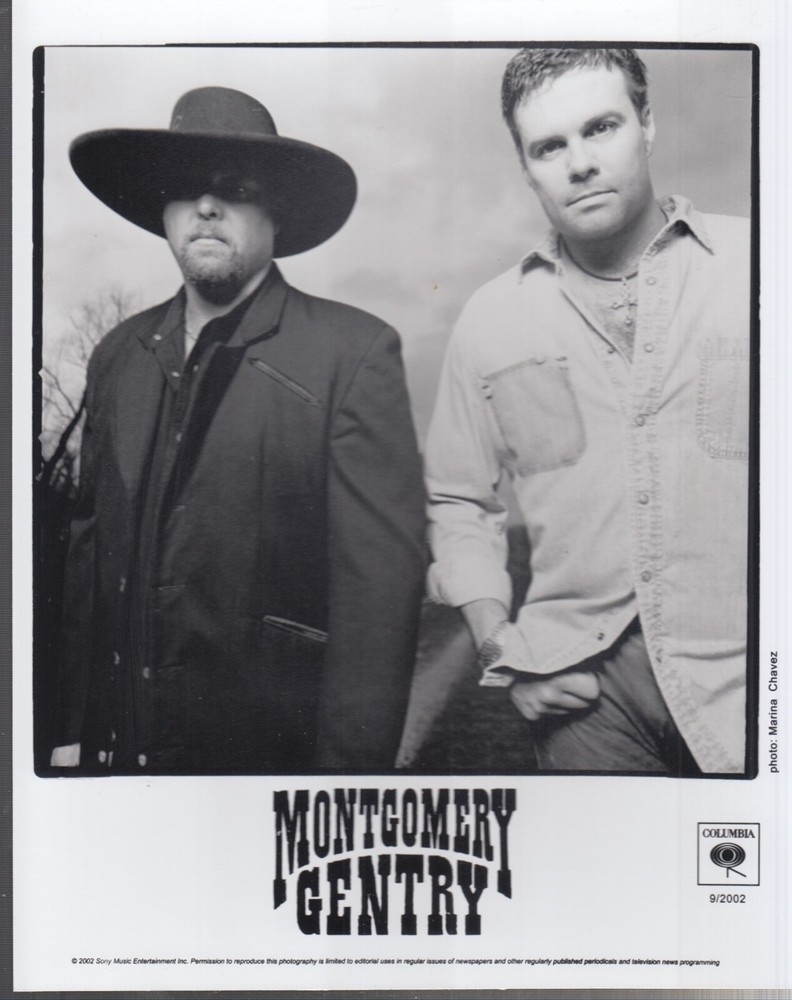 Montgomery gentry my town press kit from 2002