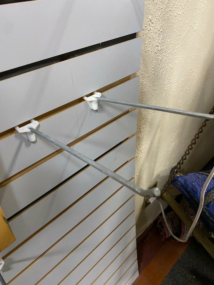 9" Retail Pegboard or grooved board Display Hooks