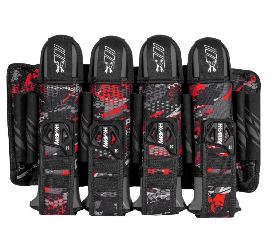 HK Army Eject Paintball Harness Strap Pod Pack 4+3 Scorch NEW