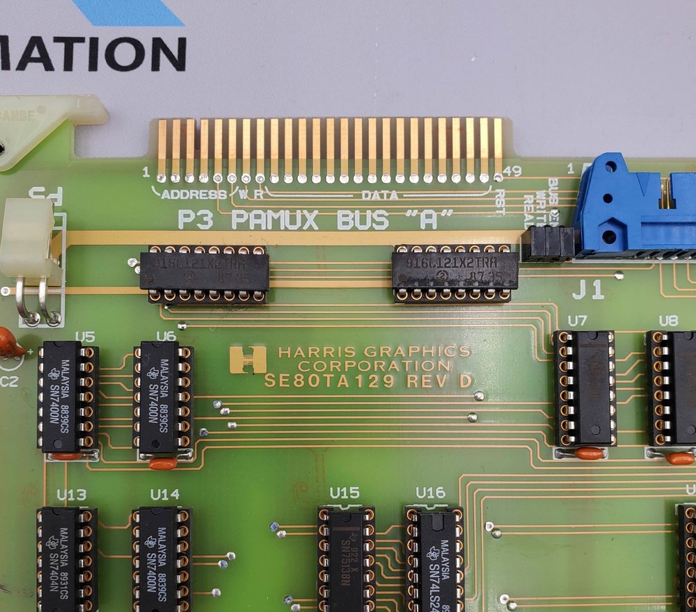 Harris Graphics SE80SS130 Interface Board