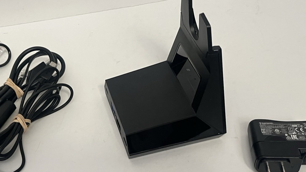 Plantronics Poly Savi Base 7300 Office and Mono Wireless Headset with AC Plug