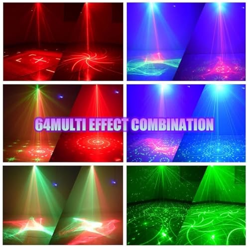 Party Lights Dj Disco Ball Light, 64 Pattern Effect, Disco Ball Strobe Stage