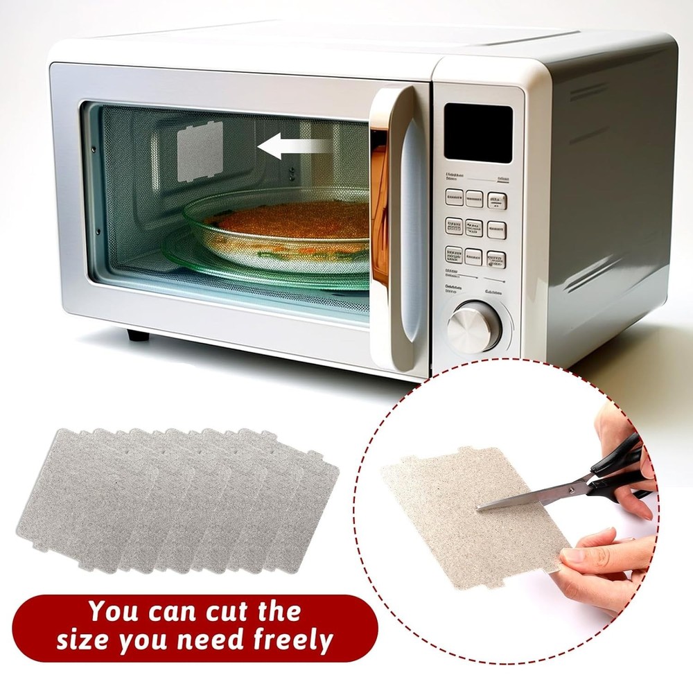 Universal Microwave Waveguide Covers - 6 Mica Sheets for Better Efficiency