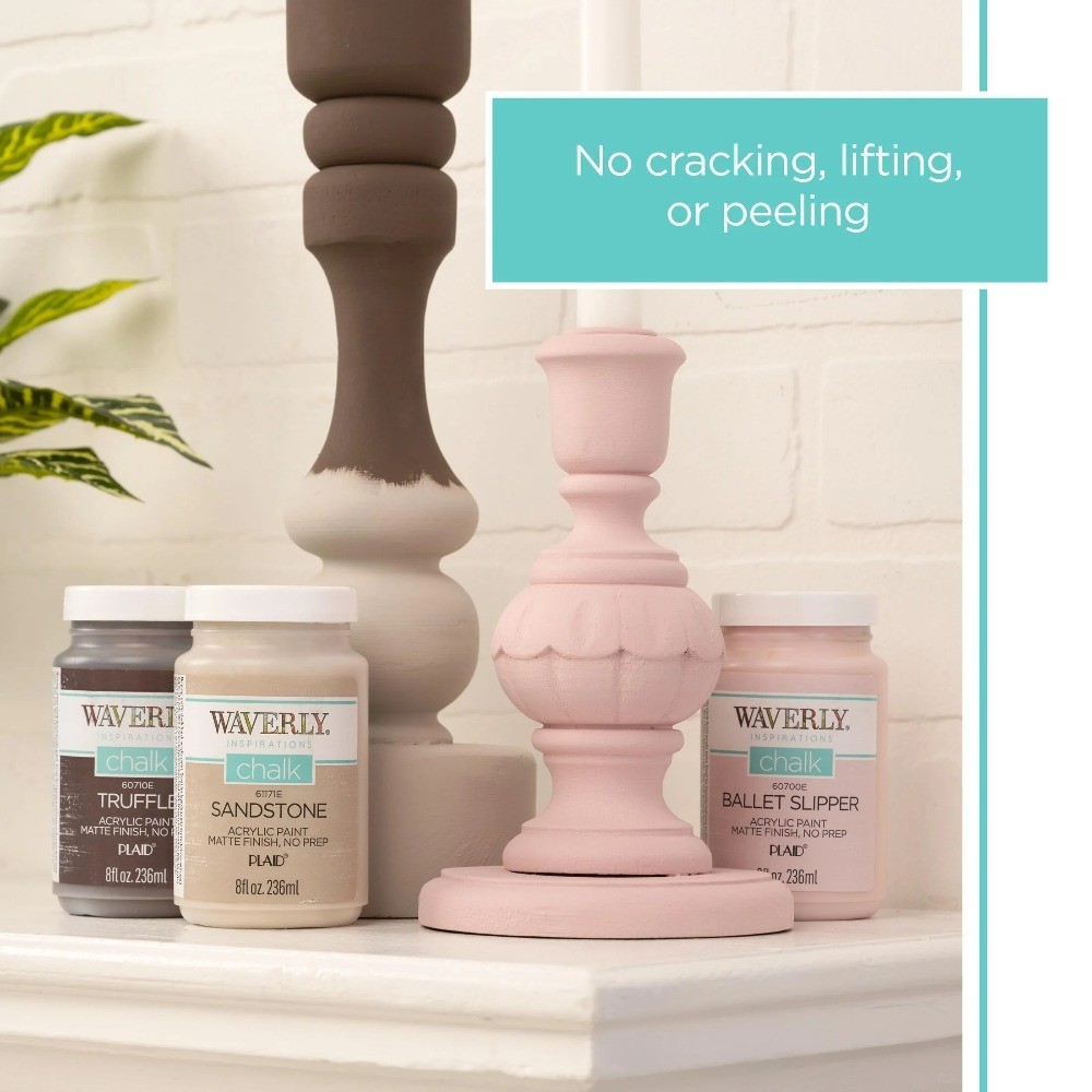 (3 pack) Chalk Paint, Ultra Matte, White, 2 fl oz