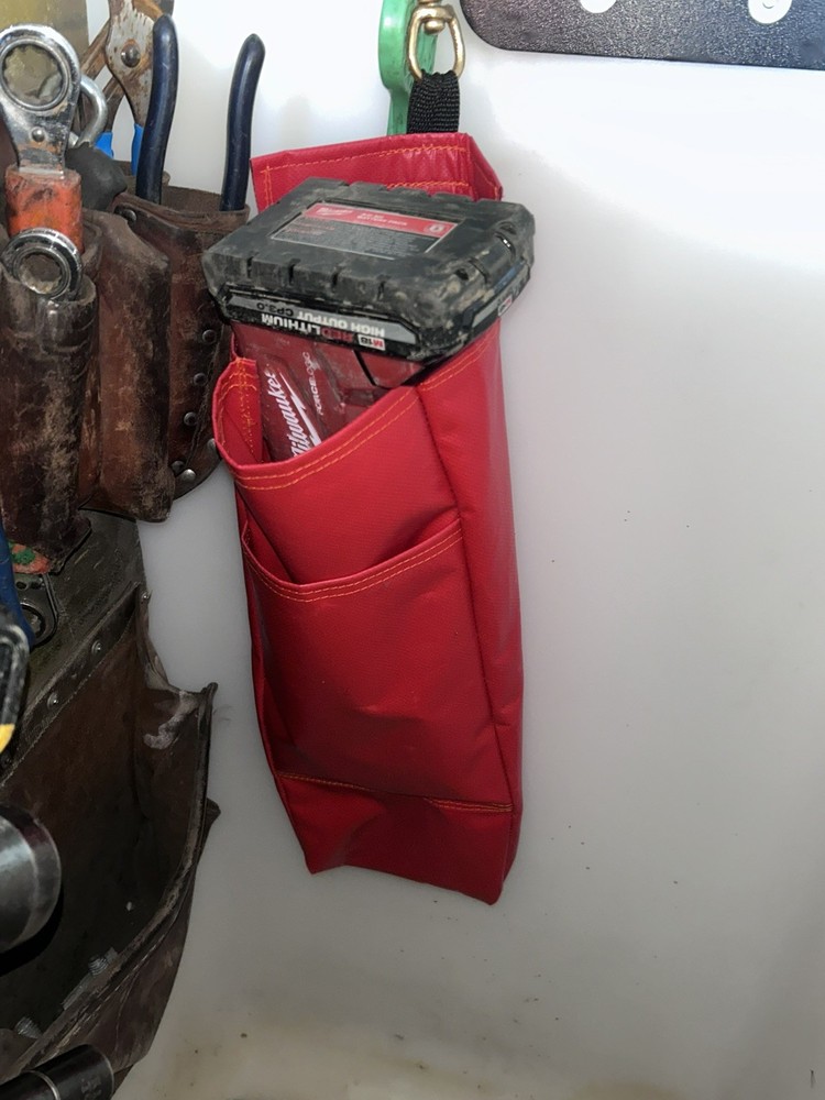 Utility Crimper/press Storage Bag Red
