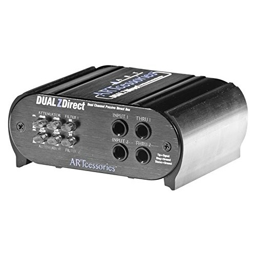 ART DUALZDirect Dual Professional Passive Hum Reducing Versatile Direct Box