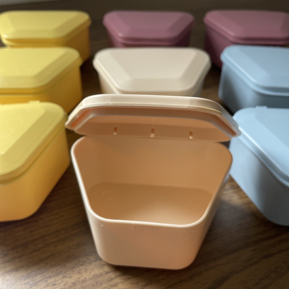 Denture Storage Box - Assorted Colors - Plastic - By Keystone