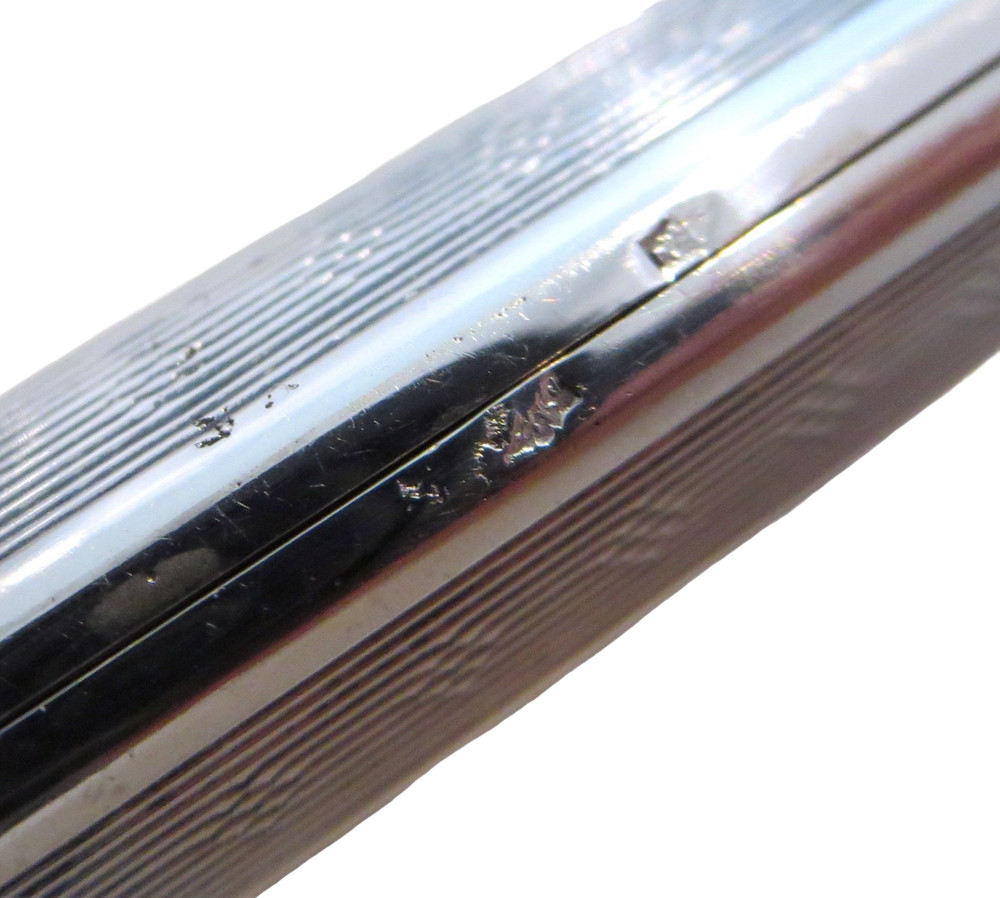 SILVER Art DECO - ANTIQUE Box Or CASE Signed