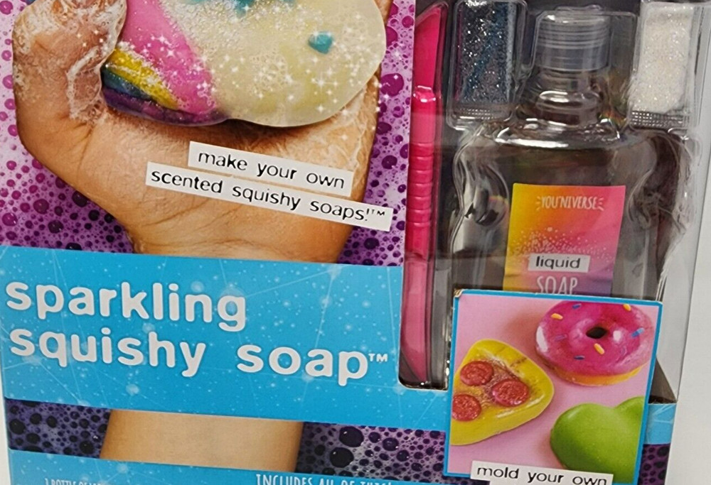 Craft Science Soap Making Gift You*Niverse Sparkly Squishy Soap Kit Educational