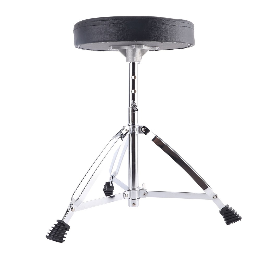Portable Foldable Drum Stool Adjustable Height Padded Drum Throne Non Slip S OMO