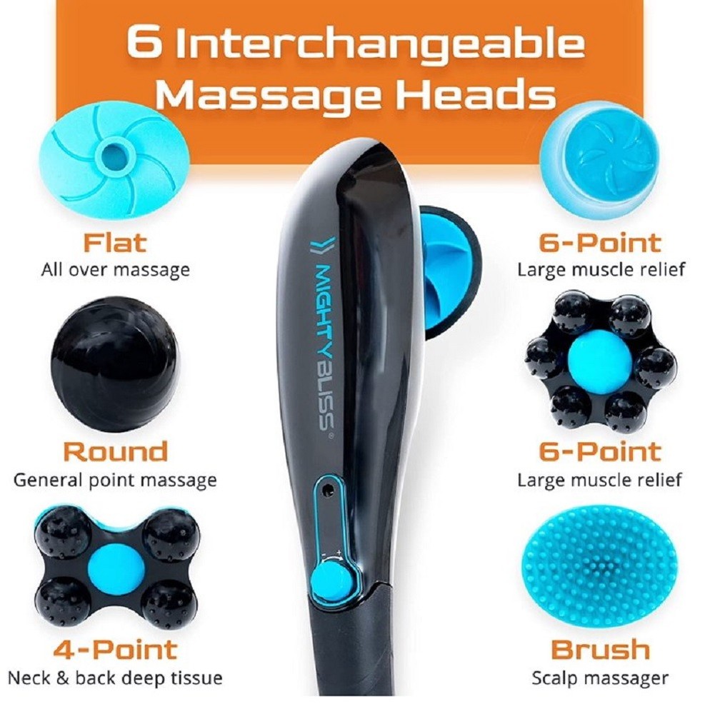Mighty Bliss Cordless Deep Tissue Back and Body Massager